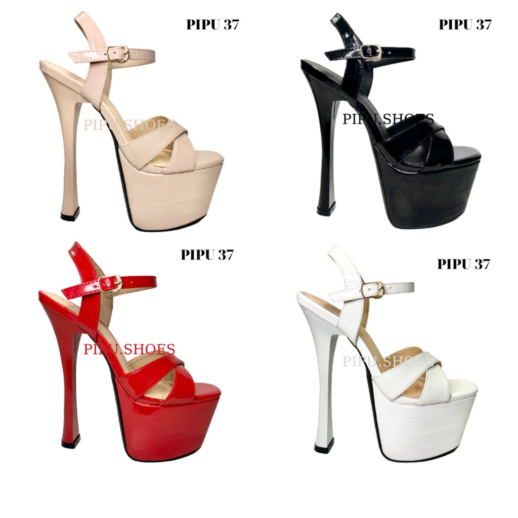 Giày cao got đế đúp nữ 16cm & 17cm ,sandals cao got trên 10cm catwalk