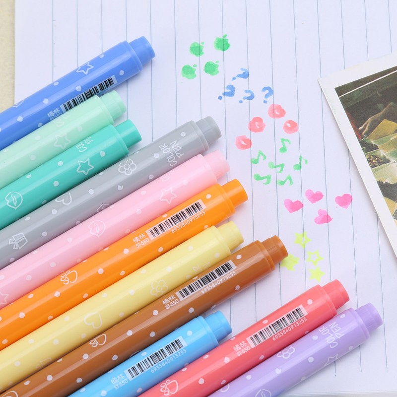 Bút đánh dấu hoa văn dễ thương Highlighter