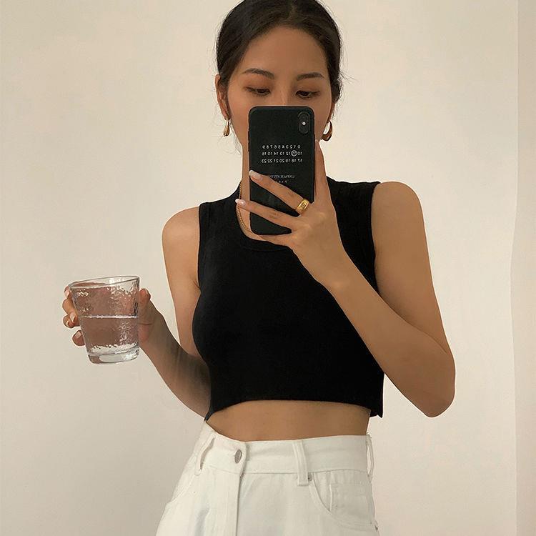 Áo Thun Ba Lỗ Mỏng Dáng Ôm Thời Trang Năm 2021 Hàng Mới Dành Cho Nữ