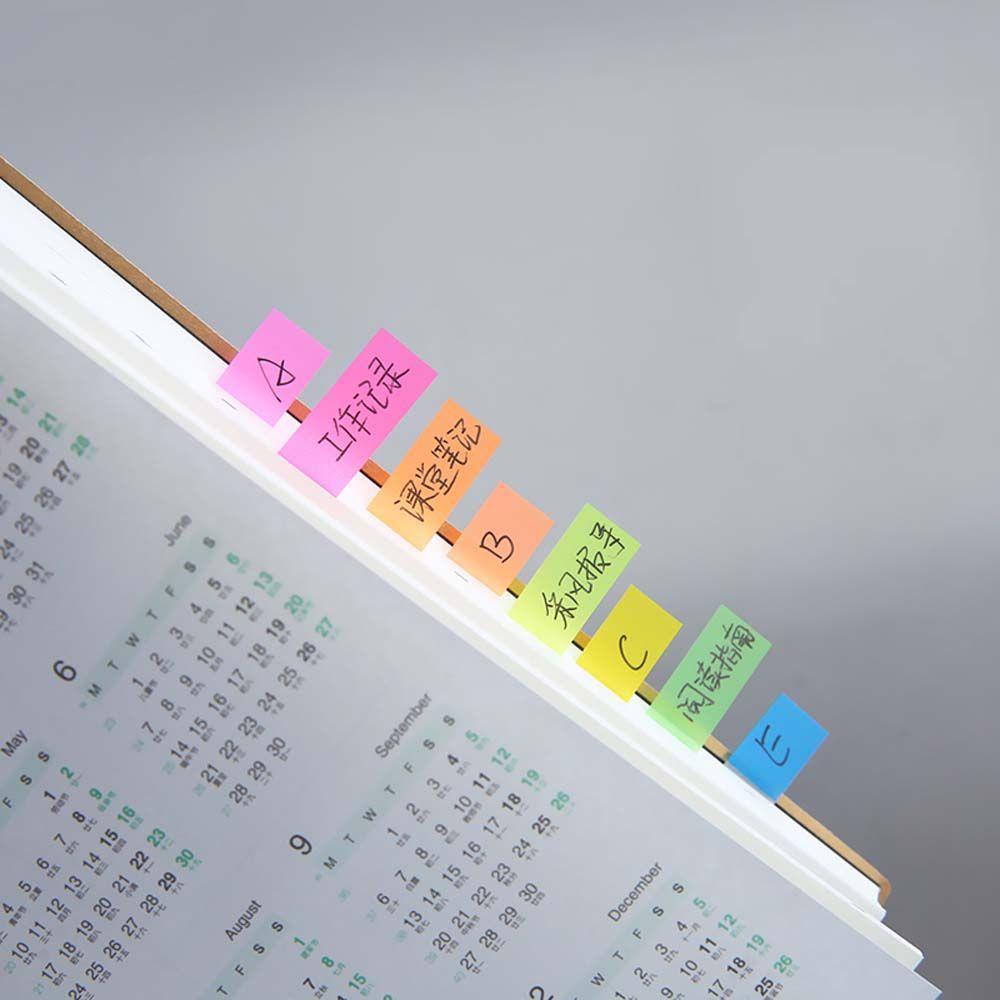 Set 160 / 300 Giấy Ghi Chú Dạ Quang Trong Suốt Chống Nước Nhiều Màu Sắc