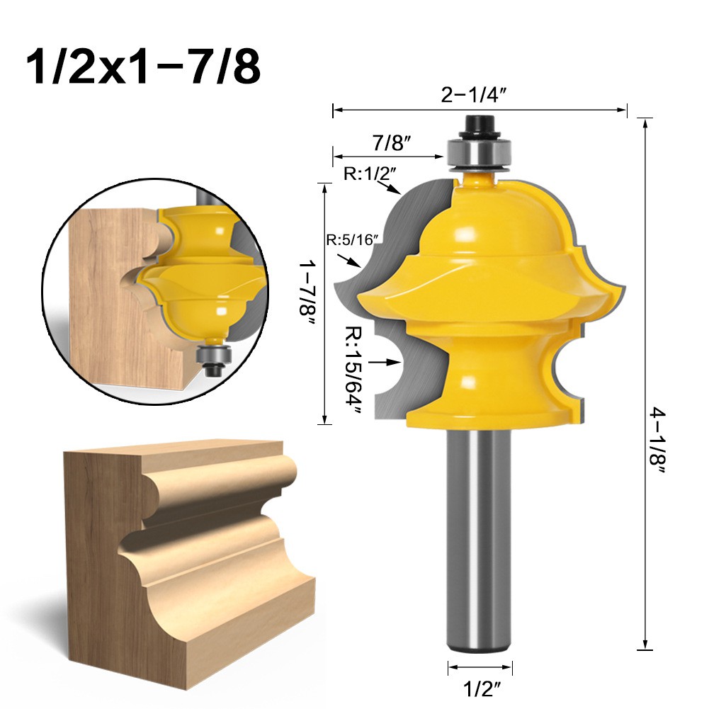 Mũi Soi Phào Chỉ Gỗ Cốt 12MM và 12.7MM