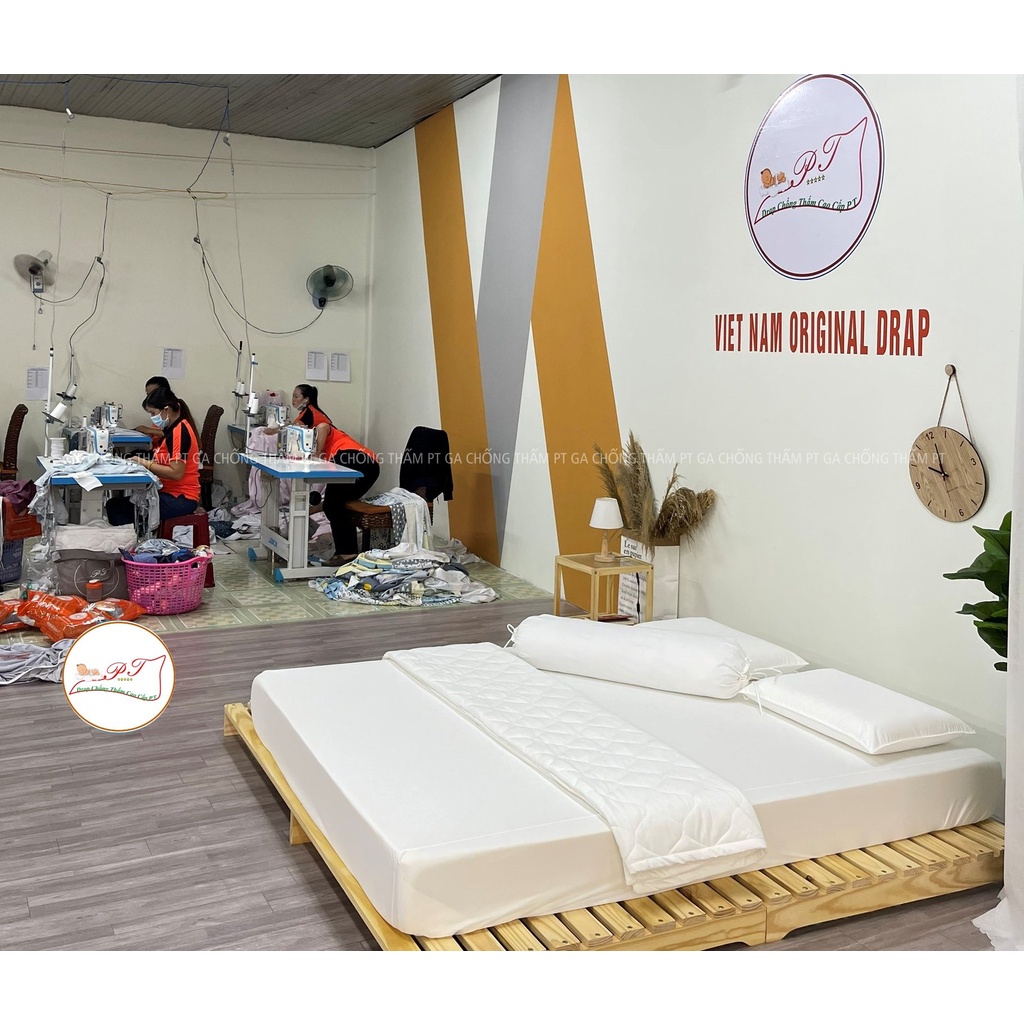 Ga Chống Thấm PT Lụa Organic Siêu Mềm Mượt Mát Mịn Cho Bé