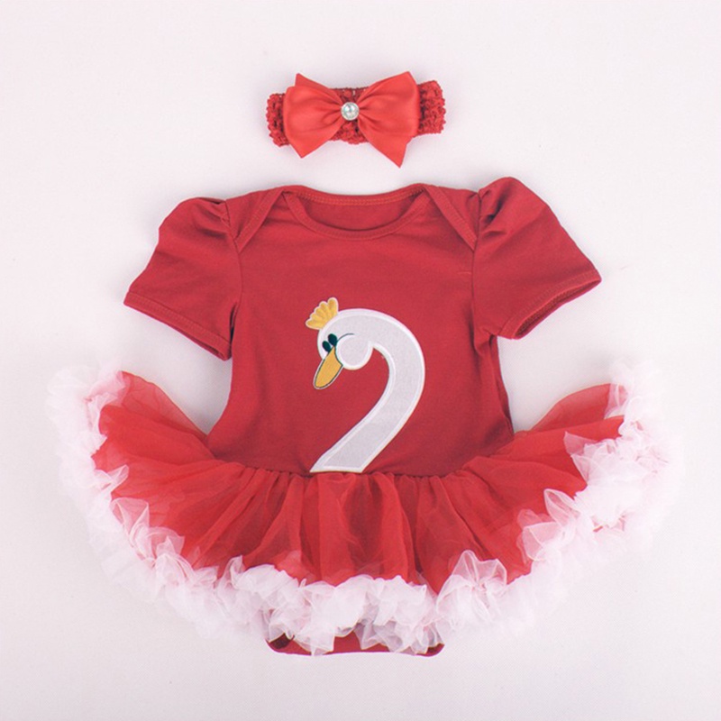 Đầm Xòe Công Chúa In Họa Tiết Trái Tim Kèm Băng Đô Thời Trang Xinh Xắn Cho Bé Gái akku