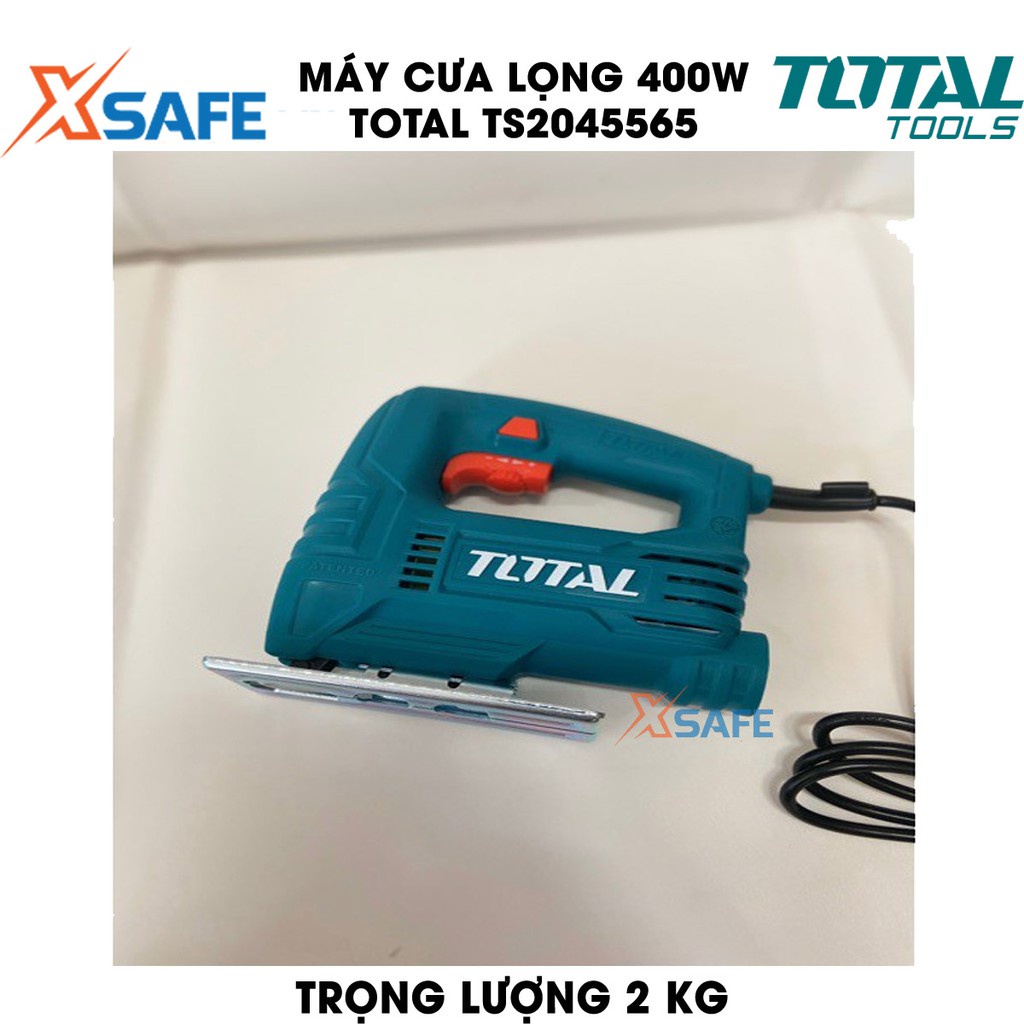Máy cưa lọng 400W TOTAL TS2045565 Tặng kèm 1 lưỡi cưa lọng đóng gói trong hộp màu Máy cưa lọng Total công suất 400W