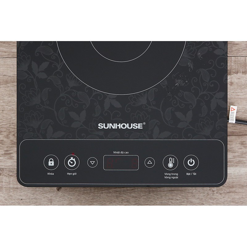Bếp hồng ngoại SUNHOUSE SHD6020, bếp điện đơn dùng cho mọi loại nồi bảo hành chính hãng
