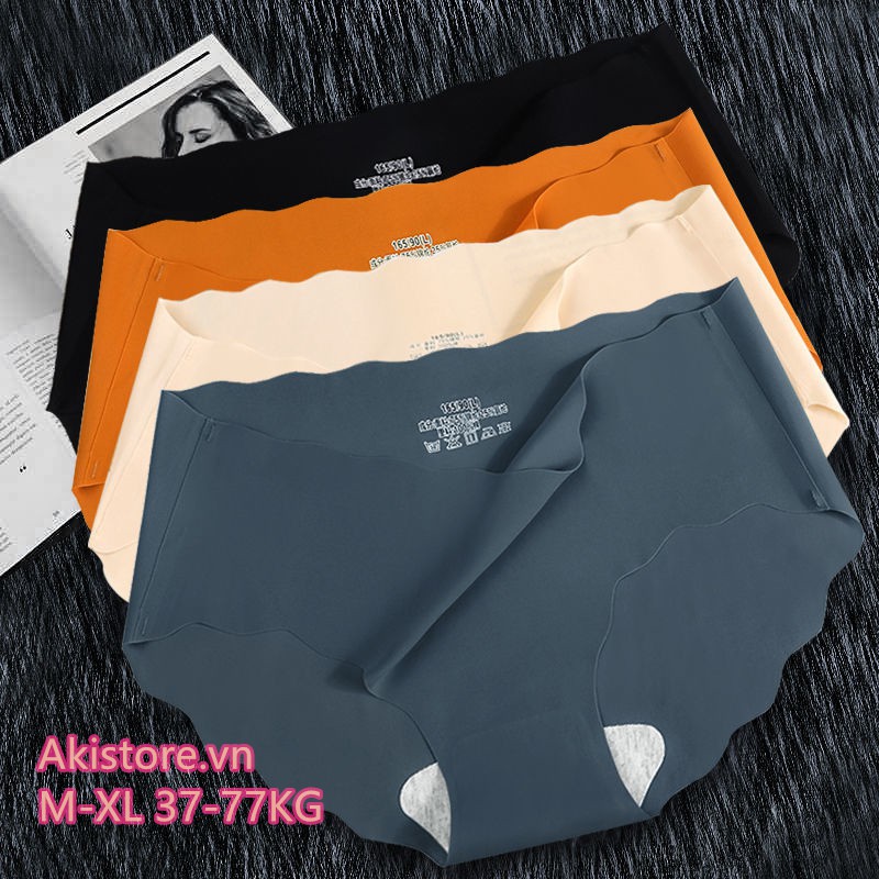 Bộ 2 / 3 / 4 Quần Lót Cotton Không Đường May Quyến Rũ Cho Nữ