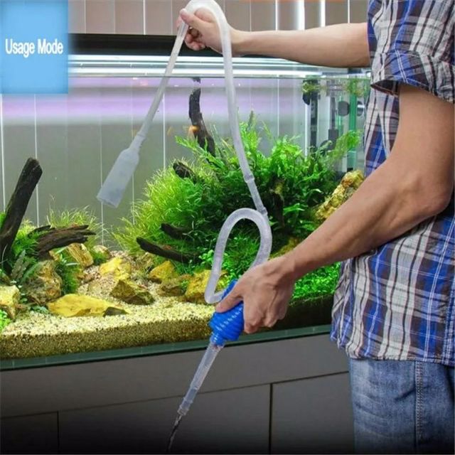 Bơm tay thay nước bể cá - Ống hút nước - Ống thay nước bể cá