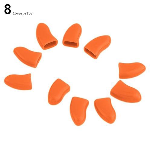 Bộ 20 phụ kiện silicone mềm gắn móng cho mèo cưng