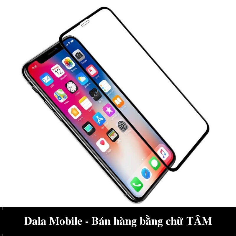 Dán Kính Cường Lực Iphone 21D Full Màn Hình