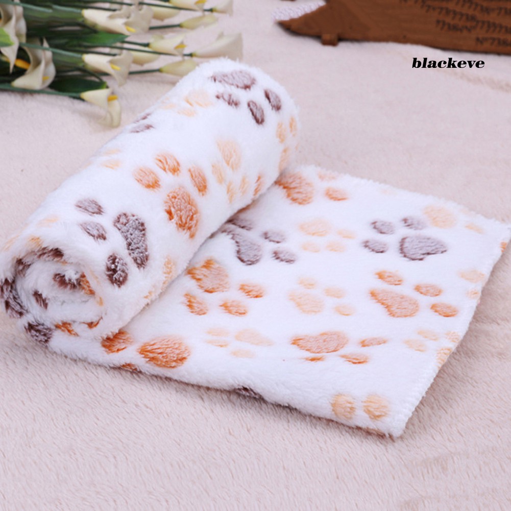 Chăn Lông Ấm Áp Hình Bàn Chân Chó/Mèo Dễ Thương