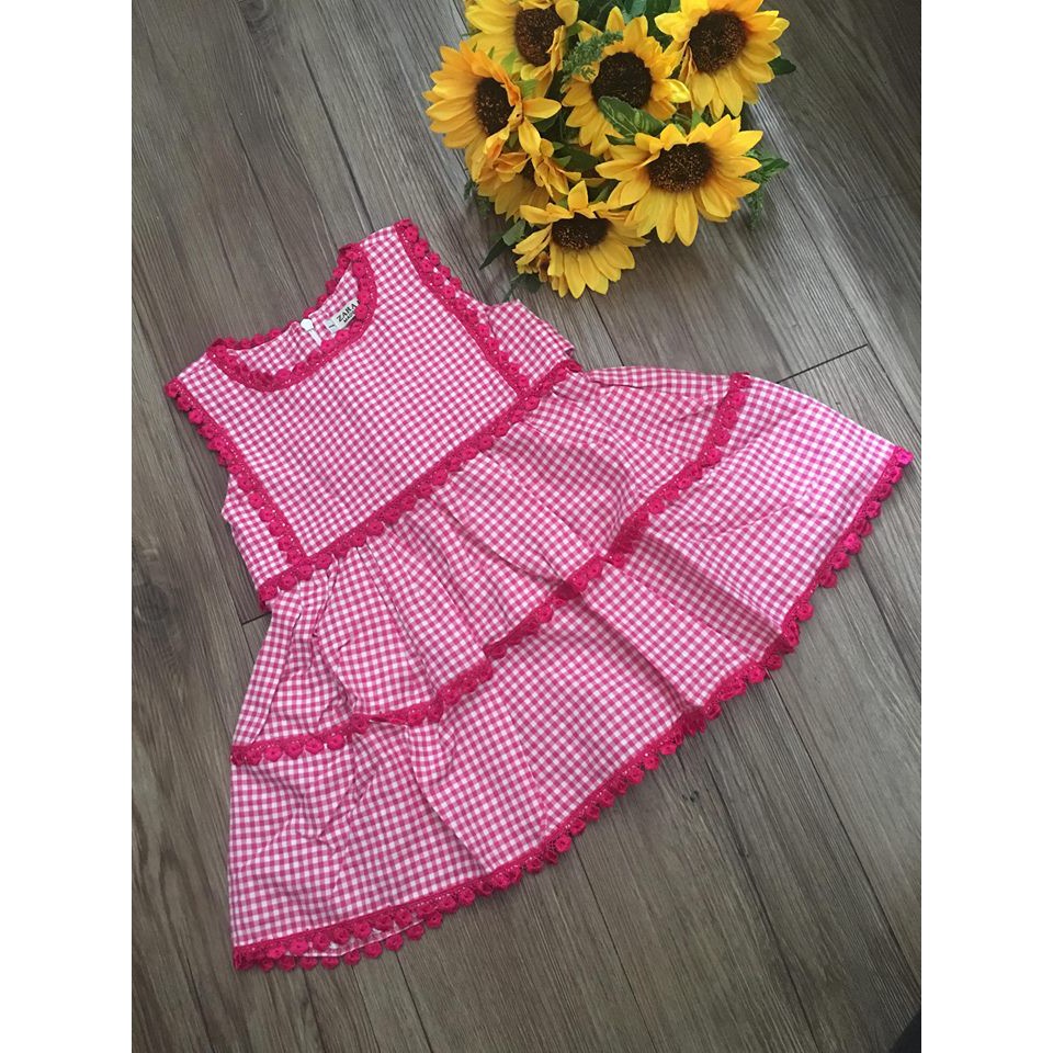 váy đầm bé gái kate tầng