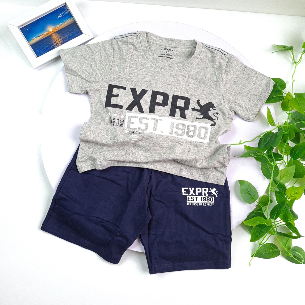 bộ thể thao bé trai sành điệu 100% cotton đẹp, mamikid