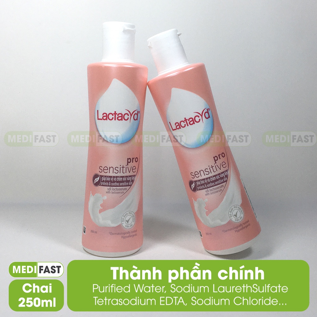 Dung dịch vệ sinh phụ nữ Lactacyd FH - giúp duy trì độ PH tự nhiên - Chai 250ml