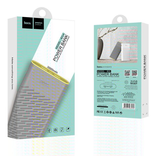 Sạc Dự Phòng Hoco B31-B31A (20000-30.000mah)