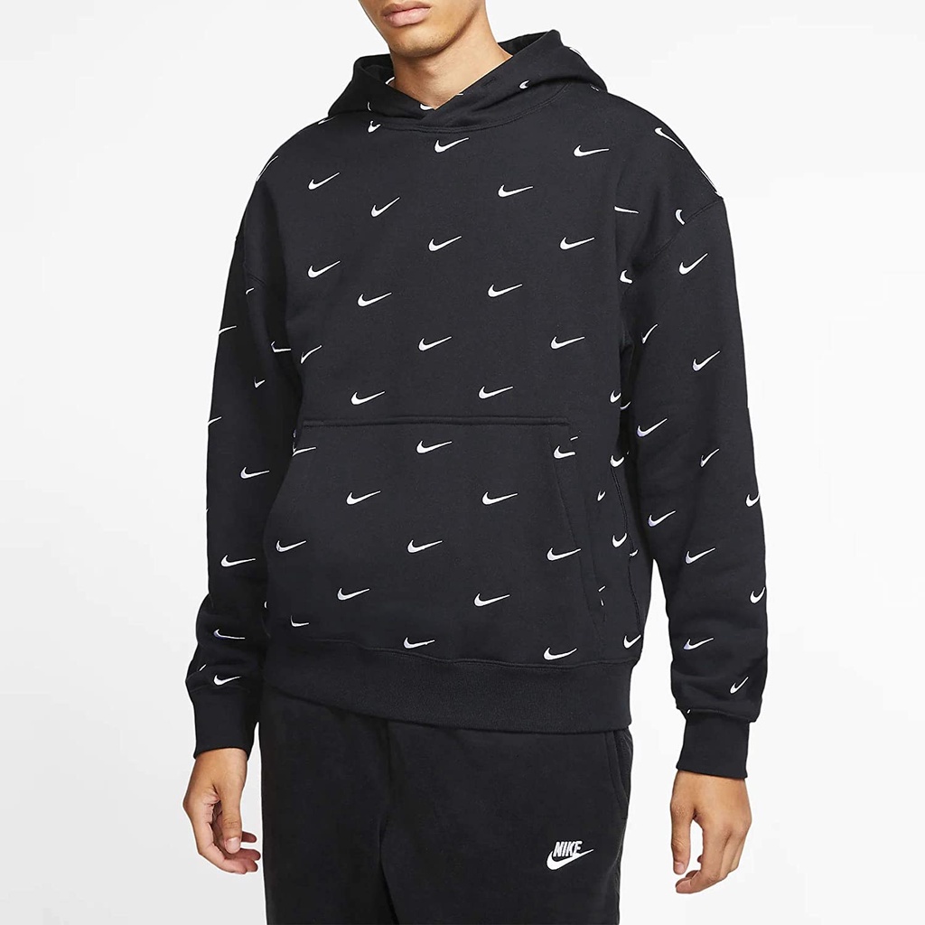 Áo Hoodie Nike Swoosh Thêu Full Vải Nỉ Hàng về Chuẩn Đẹp
