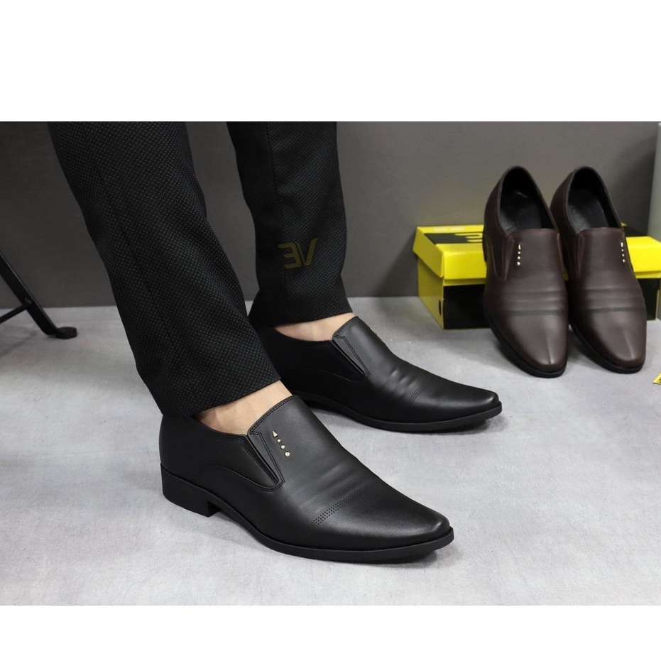 Giày tây nam công sở, giày lười da nam cao cấp