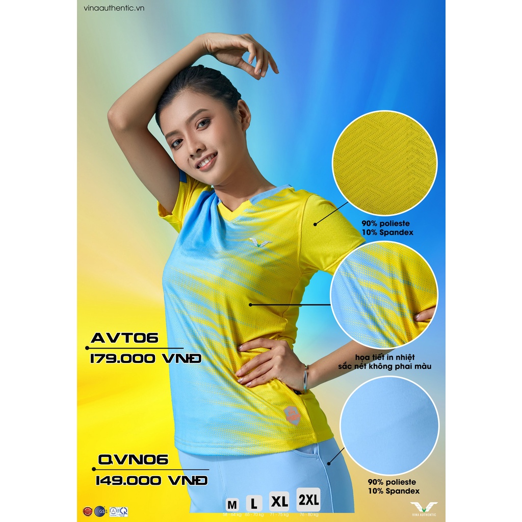 BỘ THỂ THAO NAM/ NỮ CẦU LÔNG, TENNIS,... CHÍNH HÃNG VINAAUTHENTIC