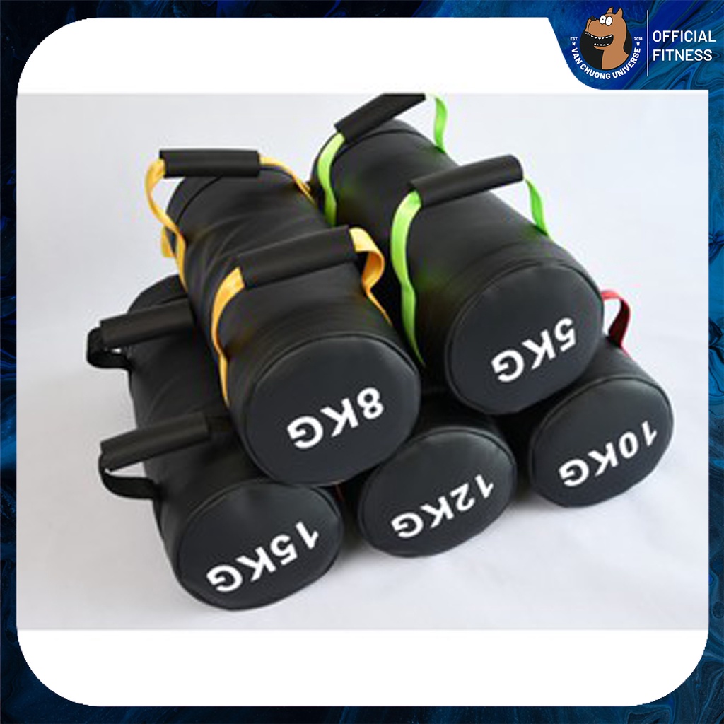 (5kg) Tạ túi Energy Bag chất liệu cao cấp. Tập thể lực, thể dục, thể hình tại phòng gym, tại nhà, đốt mỡ tăng cơ.