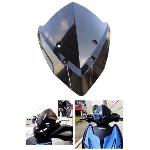 Chắn gió Winner X kiểu Z1000 trong khói