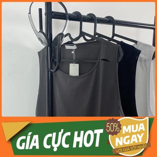 Áo Thun Sát Nách Dáng Rộng Thiết Kế Rách Phong Cách Hàn Quốc Cá Tính 19719 *