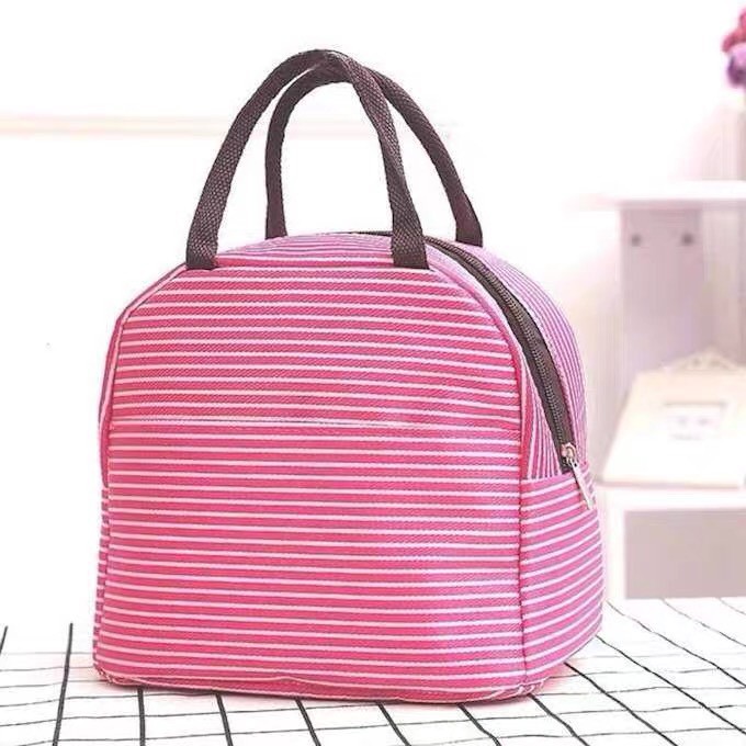 Túi giữ nhiệt Túi đựng hộp cơm có khóa kéo, 3 lớp giữ nhiệt kiểu xuất nhật sang trọng tiện dụng