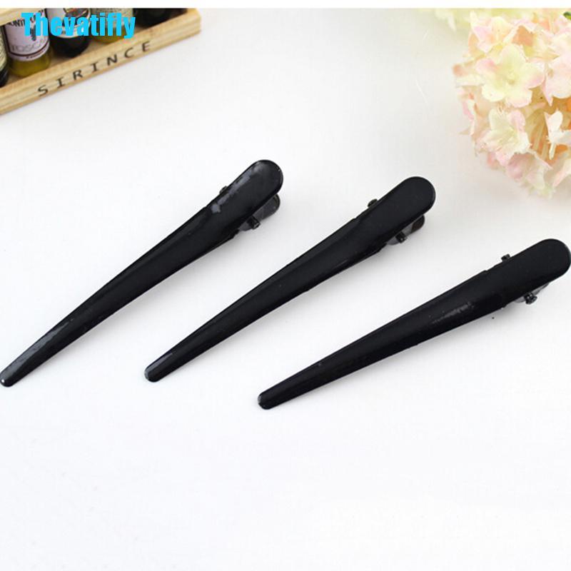 Bộ 10 Kẹp Tóc Kim Loại Màu Đen Tạo Kiểu DIY