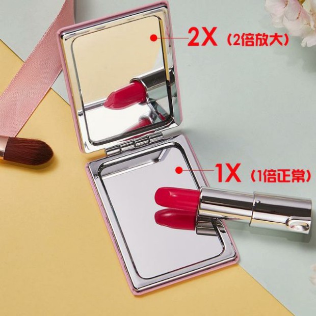 Gương mini cầm tay 2 mặt cao cấp - gương mini Hình Chữ Nhật , Tròn , Tai Thỏ , Kim Tuyến Nước bỏ túi See you shop