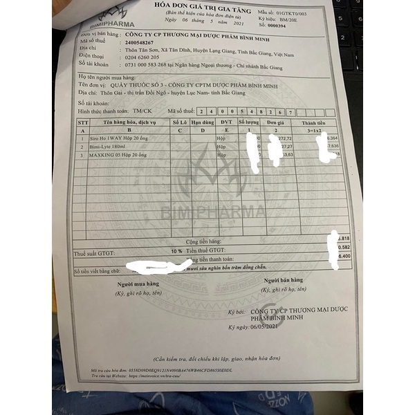 Siro 1 way  bổ phế giảm ho, long đờm