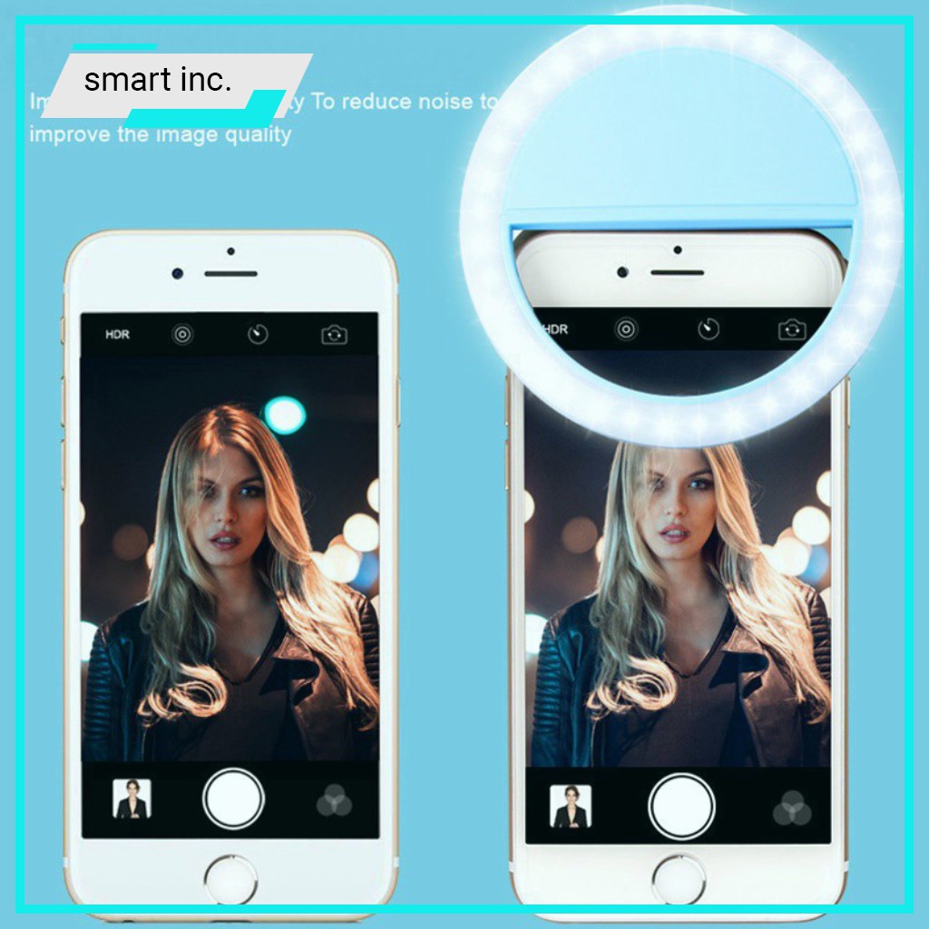 Đèn Led Selfie Tự Sướng Light Chụp Ảnh Ban Đêm Tối Siêu Sáng Đèn Kẹp Flash Điện Thoại Ipad Hỗ Trợ Chụp Hình Dùng Pin