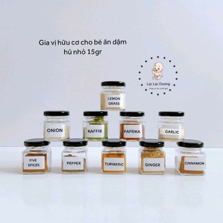 15 loại gia vị hữu cơ cho bé ăn dặm