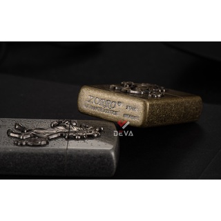Bật-Lửa 𝘹𝑎̆𝘯𝘨 đá Zorro emblem hình ngựa Z92047