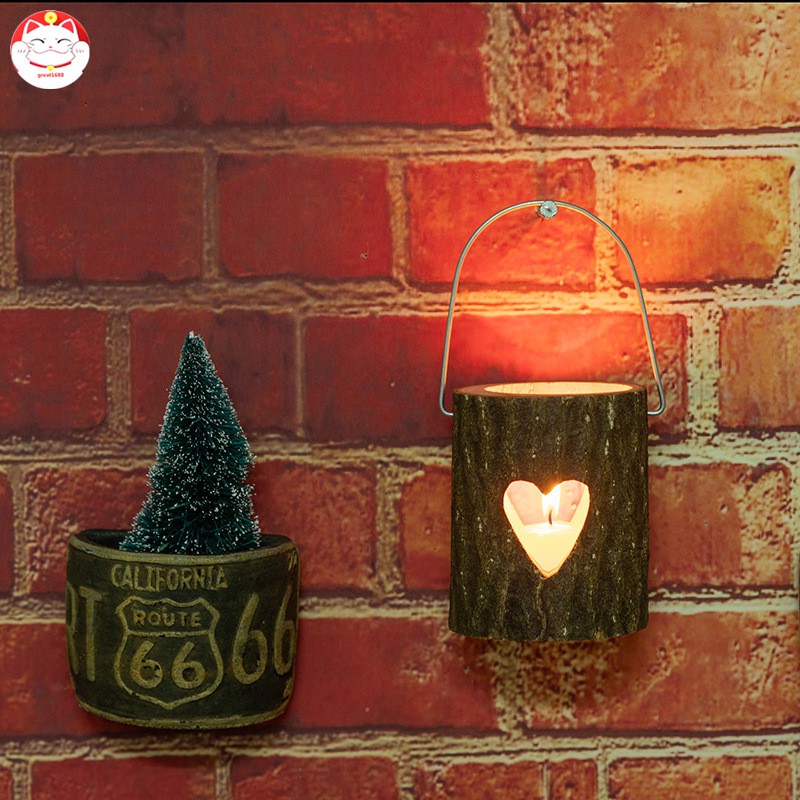 Giá Gỗ Để Nến Trang Trí Giáng Sinh