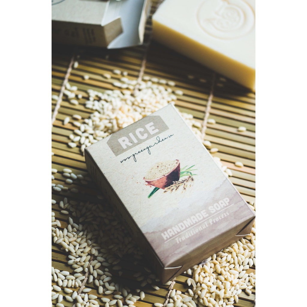 Xà phòng handmade Gạo  từ Green Garden
