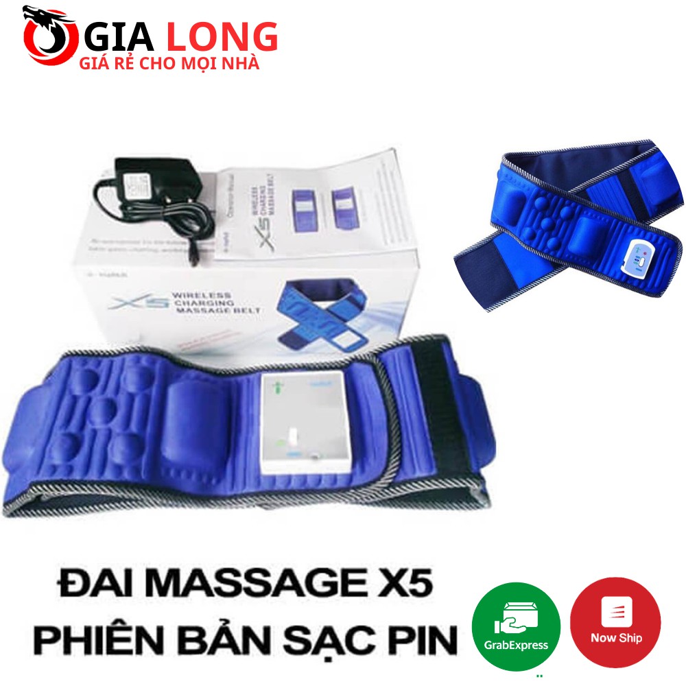 Đai Massage Giảm Béo X5 Hàn Quốc Cao Cấp, Đánh Tan Mỡ Bụng