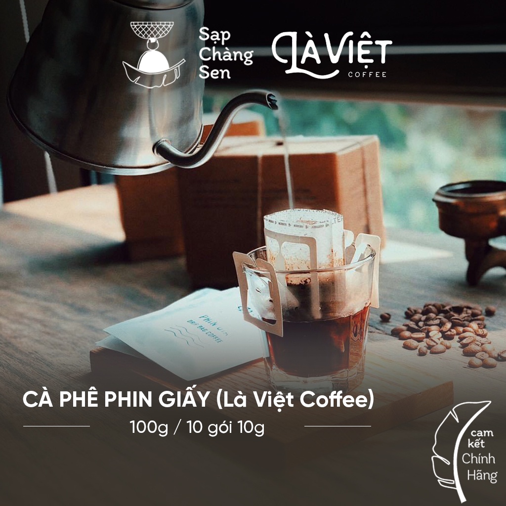 Cà phê phin giấy / túi lọc (Là Việt Coffee) - 100g