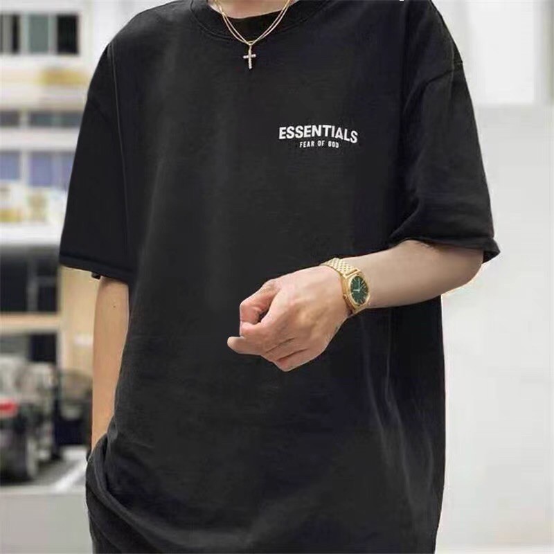 [ Có hộp đựng ] Áo phông Tee ( chất Cotton ) form Oversize rộng hoạ tiết ESSENTIALS FOG - thời trang Unisex nam nữ | BigBuy360 - bigbuy360.vn