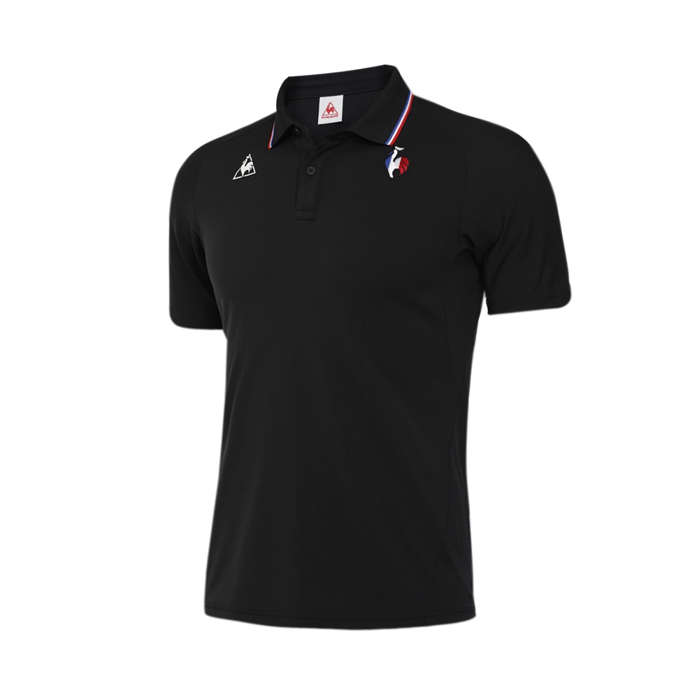 Áo Polo le coq sportif nam - QMMRJA43-BLK