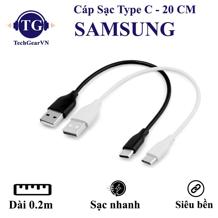 Cáp Type C Samsung dài 20 cm