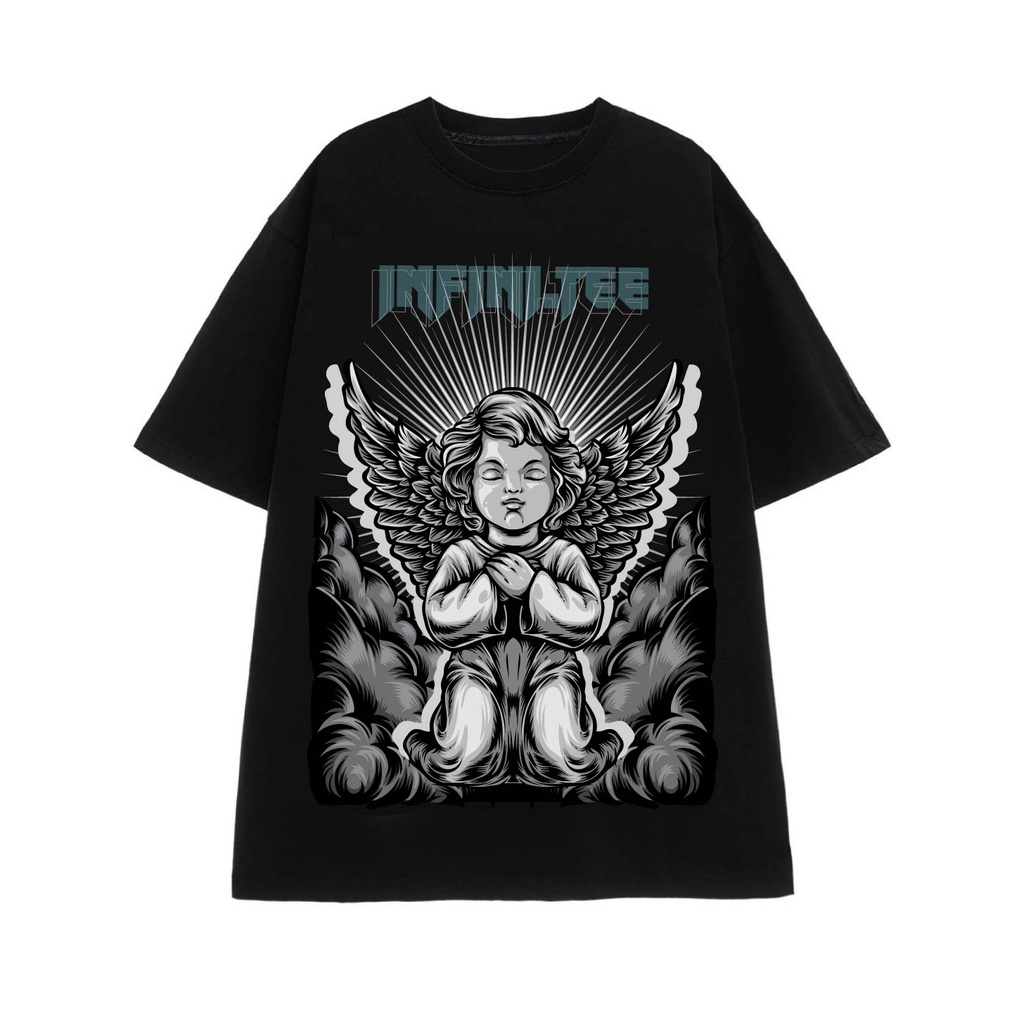Áo thun INFINITEE Fni0082, Thun 100% Cotton - form rộng Unisex.