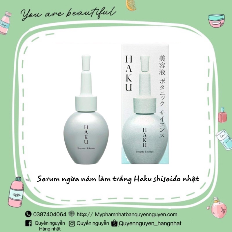 SERUM HAKU BOTANIC SCIENCE NHẬT BẢN HIỆU QUẢ