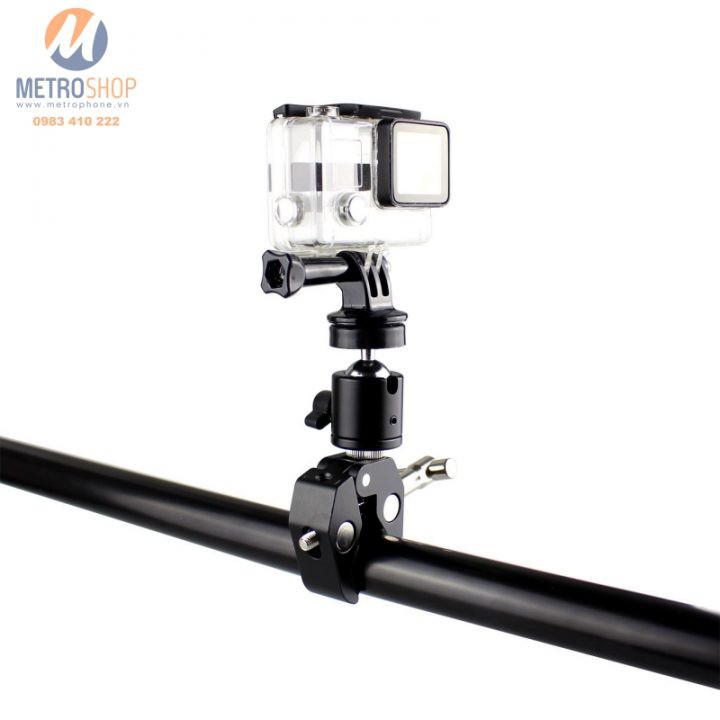 Kẹp gắn điện thoại và Action Cam máy ảnh trên xe