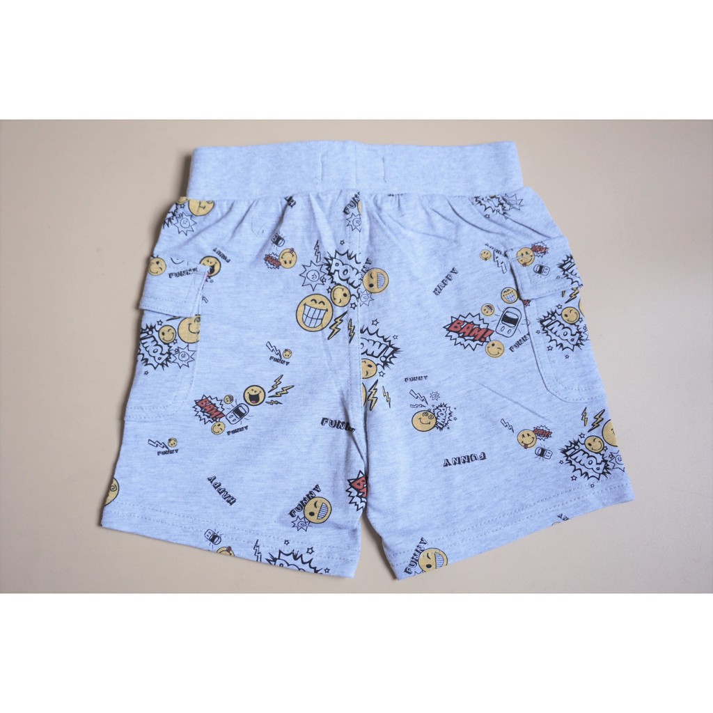 Quần short bé trai 100% thun cotton GeeJay xuất dư xịn