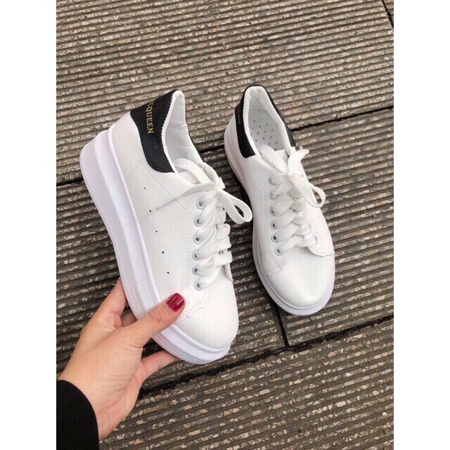 Giày thể thao nam nữ MQ trắng ( ảnh tự chụp ) | BigBuy360 - bigbuy360.vn
