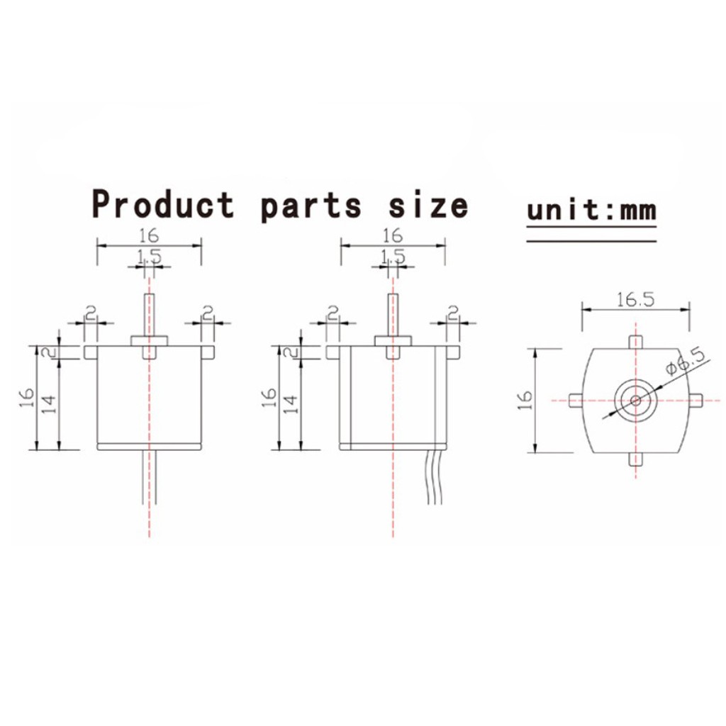 Tuabin điện phát gió mini chống thấm nước