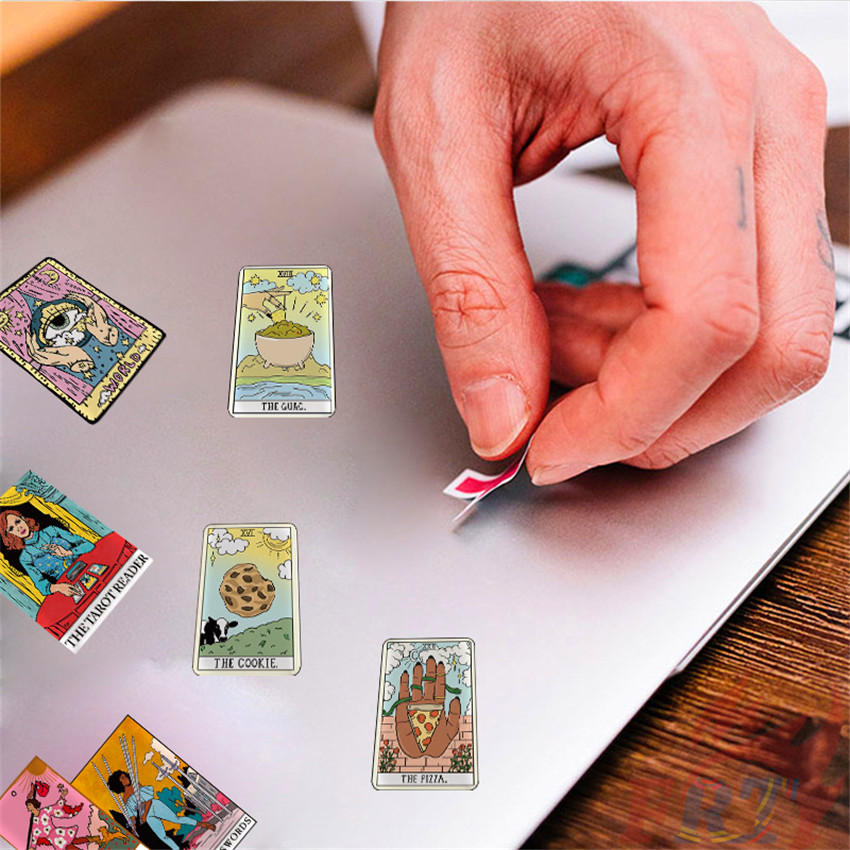 ❉ Destiny - Tarot Series 03 Stickers ❉ 50Pcs/Set Mystical Power DIY Fashion Mixed Luggage Laptop Skateboard Doodle Decals Stickers