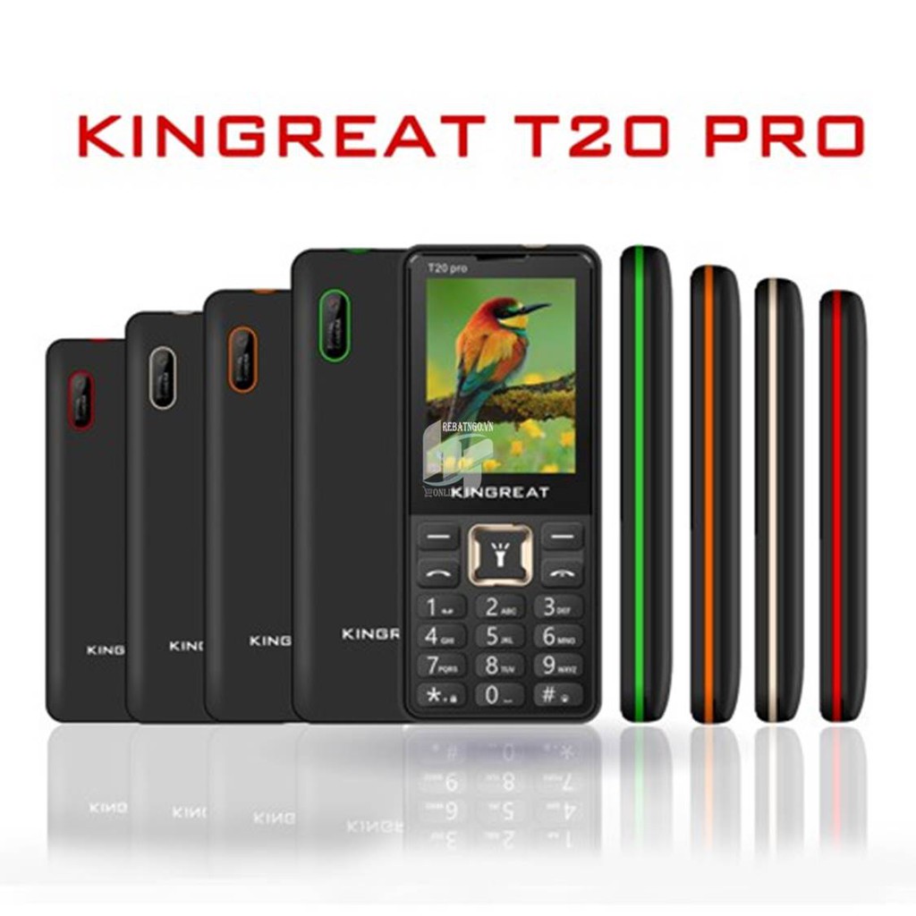 [Mã ELFLASH5 giảm 20K đơn 50K] Điện thoại di động Kingreat T20 Pro 2.4 inch - 3200mAh - 2 sim