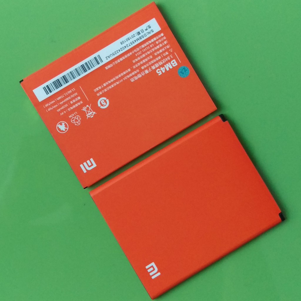 Pin Xiaomi Redmi Note 2 (BM45) - CAM KET ZIN CHINH HIEU