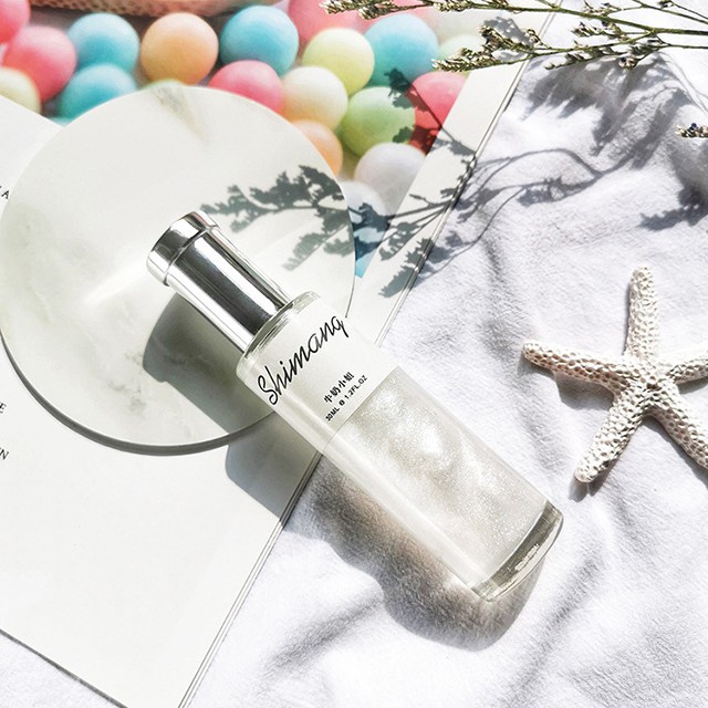 Nước hoa nữ thơm lâu Shimang ánh nhũ 30ml hàng nội địa Trung, Nước hoa nội địa Trung Shimang ánh nhũ chai tròn siu Hot