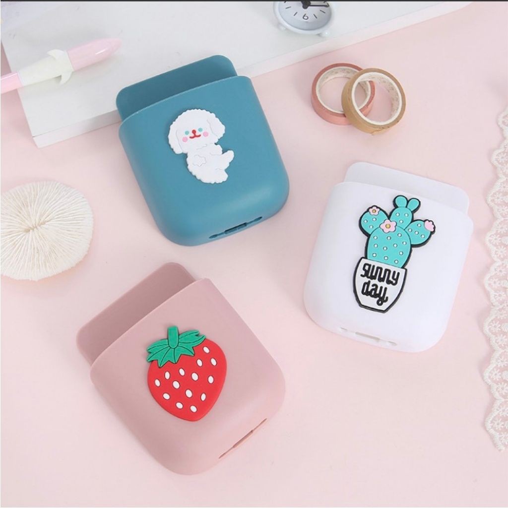 [ Xả Kho Bán Lỗ ] Hộp Đựng Điện Thoại-Remote Dán Tường Có Lỗ Cắm Xạc Tiện Lợi | BigBuy360 - bigbuy360.vn