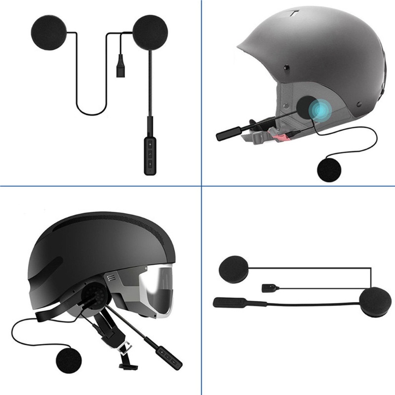 Loa Bluetooth 5.0 Không Dây Thích Hợp Cho Mũ Bảo Hiểm Hầu Hết Các Loại Mũ Bảo Hiểm
